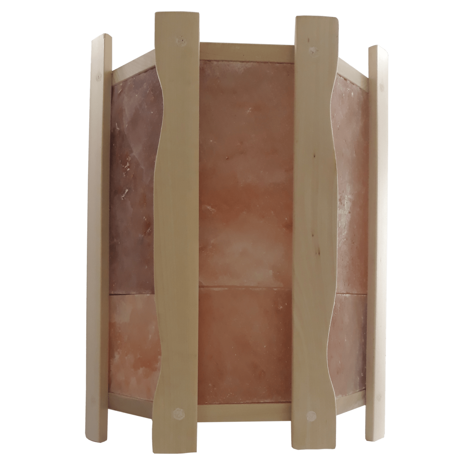 Забор светильника угловой GREUS с гималайской солью на 4,5 плитки для бани и сауны
