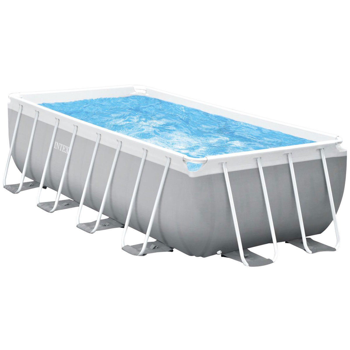 Каркасный бассейн Intex 26790 (400х200х122 см) с картриджным фильтром и стремянкой.