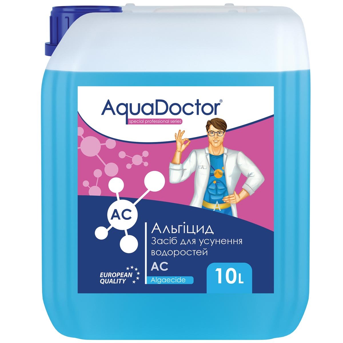 Альгіцид проти водоростей у басейні AquaDoctor AC 10 л