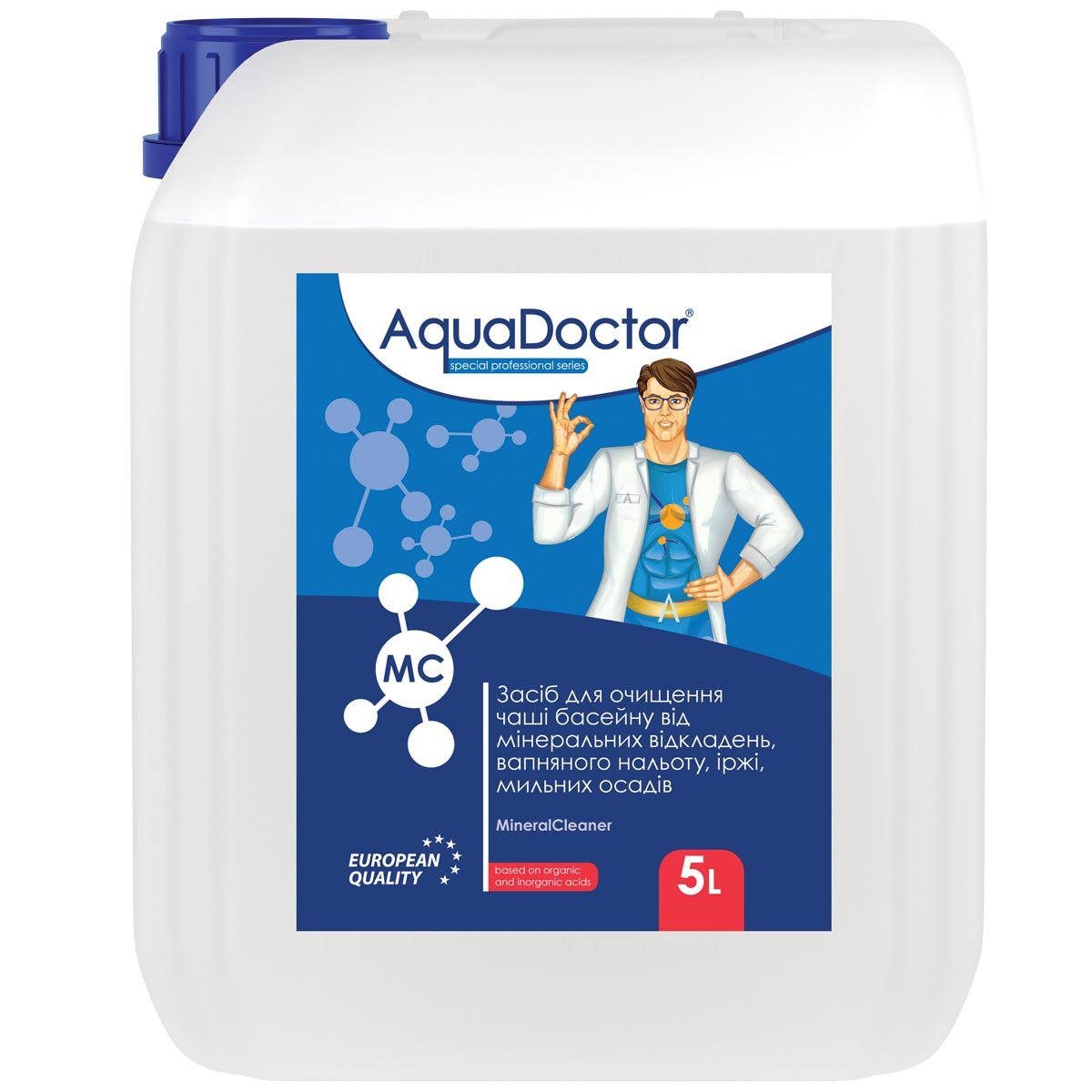 Засіб для чищення чаші басейну AquaDoctor MC MineralCleaner 5 л