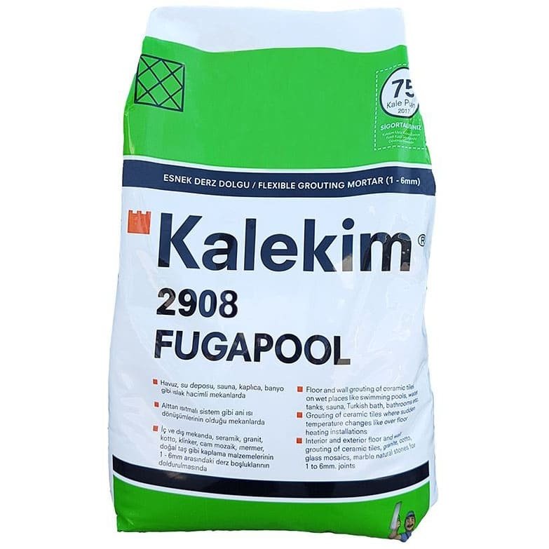 Влагостойкая фуга для швов Kalekim Fugapool 2908 (5 кг) Средиземноморский голубой