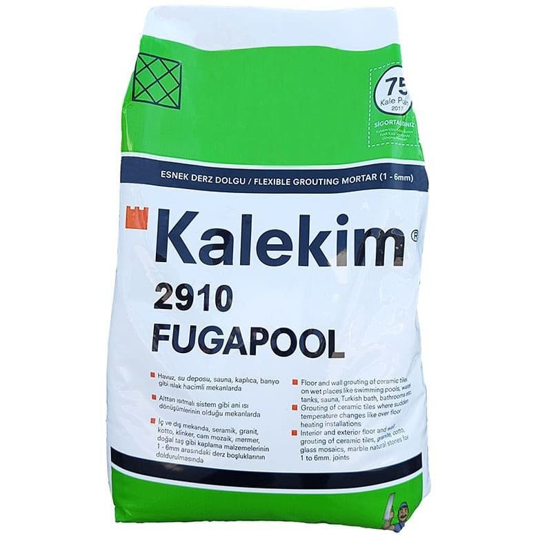 Влагостойкая фуга для швов Kalekim Fugapool 2910 (5 кг) Бассейн голубой