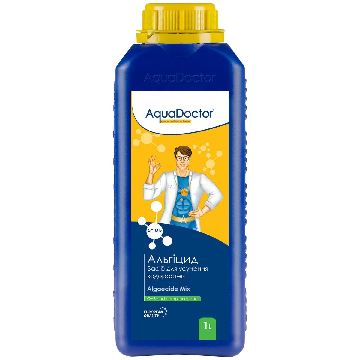 Альгіцид проти водоростей у басейні AquaDoctor AC Mix 1 л, пляшка