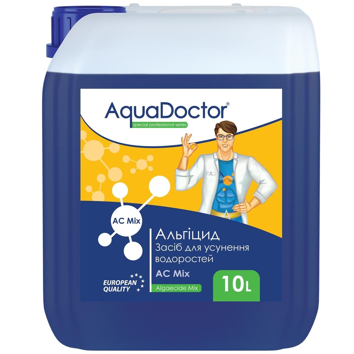 Альгицид против водорослей в бассейне AquaDoctor AC Mix 10 л