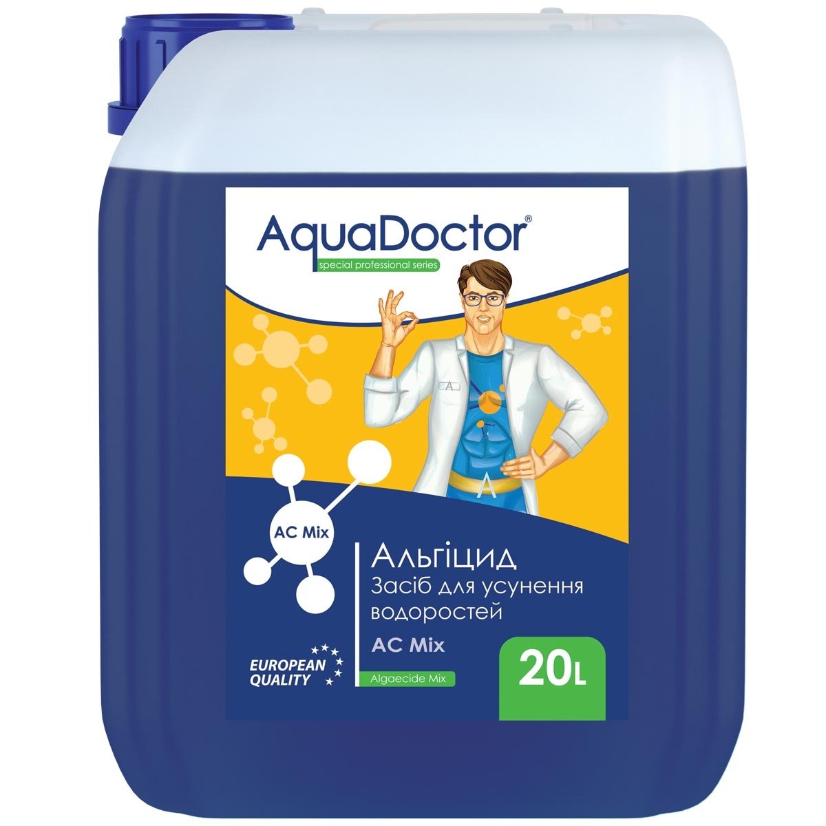 Альгицид против водорослей в бассейне AquaDoctor AC Mix 20 л