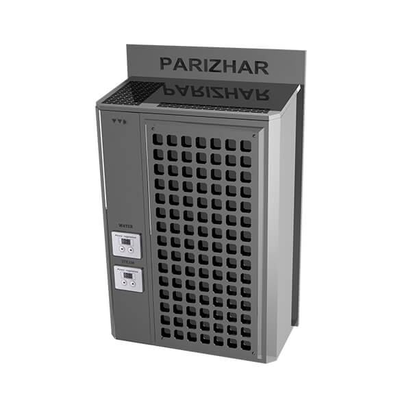 Електропароутворювач настінний ГПП PARiZHAR 5 кВт для лазні та сауни, 5, 4-8, до 6, 7-8, 5-6